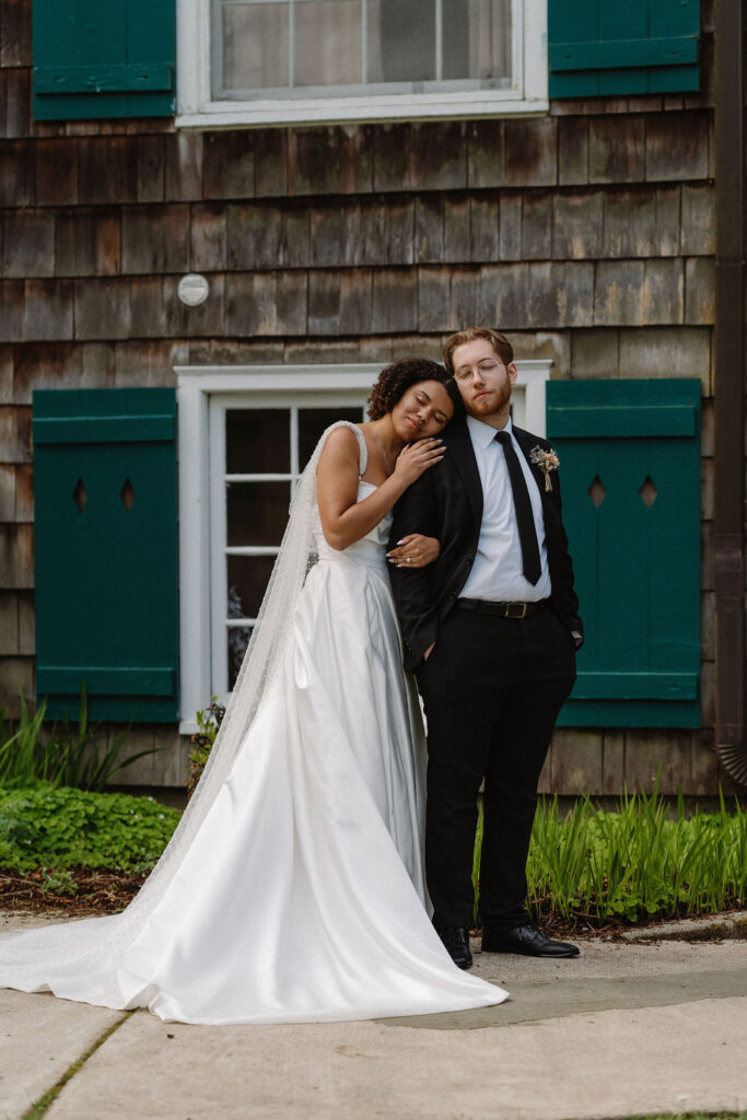 couple posing to the camera