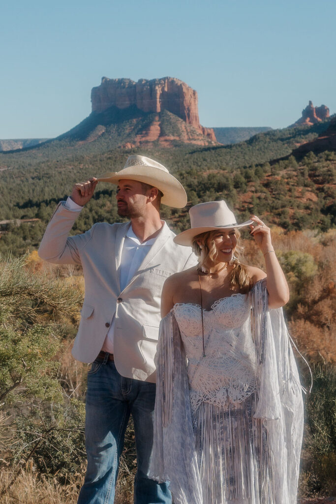 amazing couple at their elopement