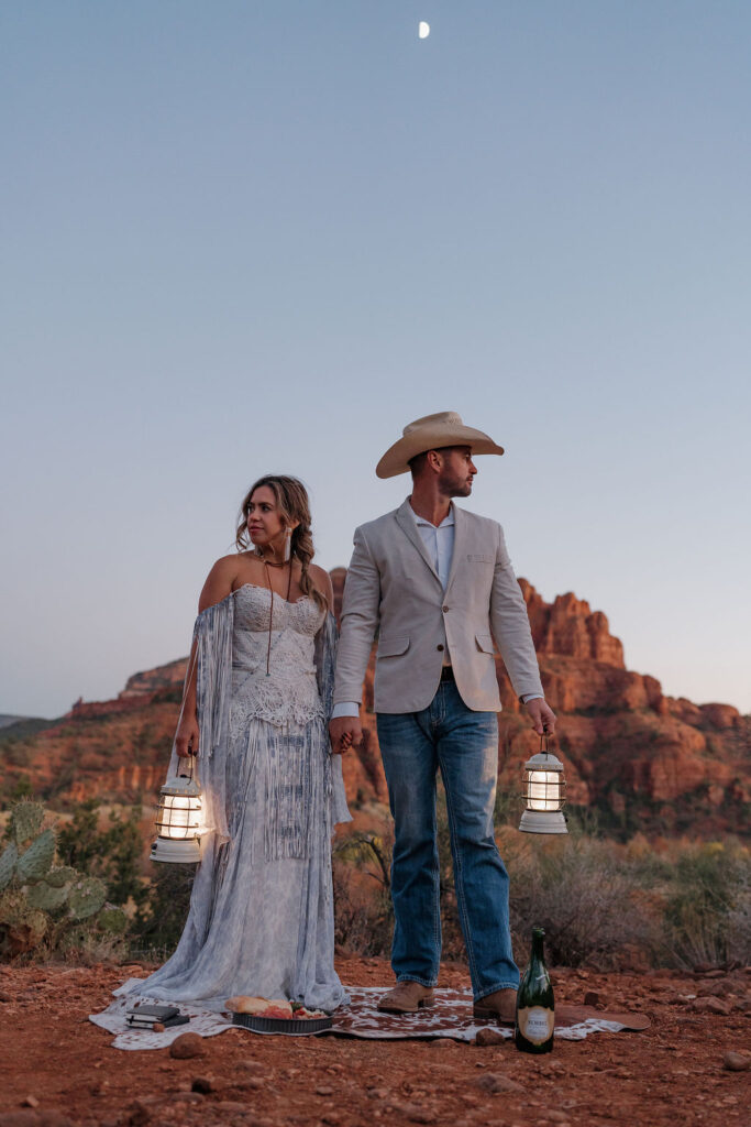 amazing couple at their elopement