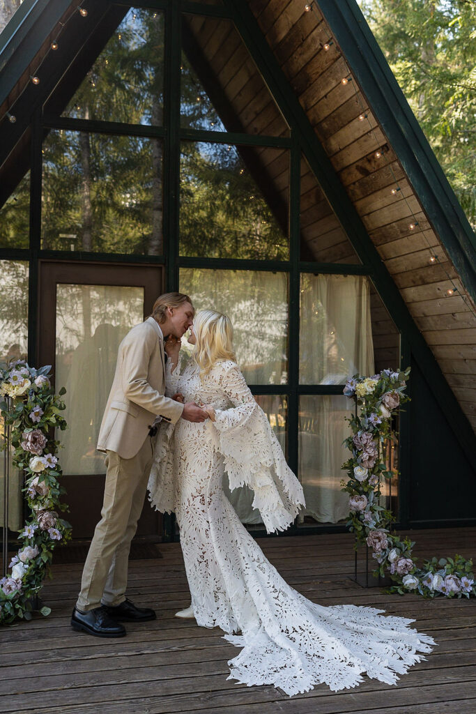 couple after their ceremony