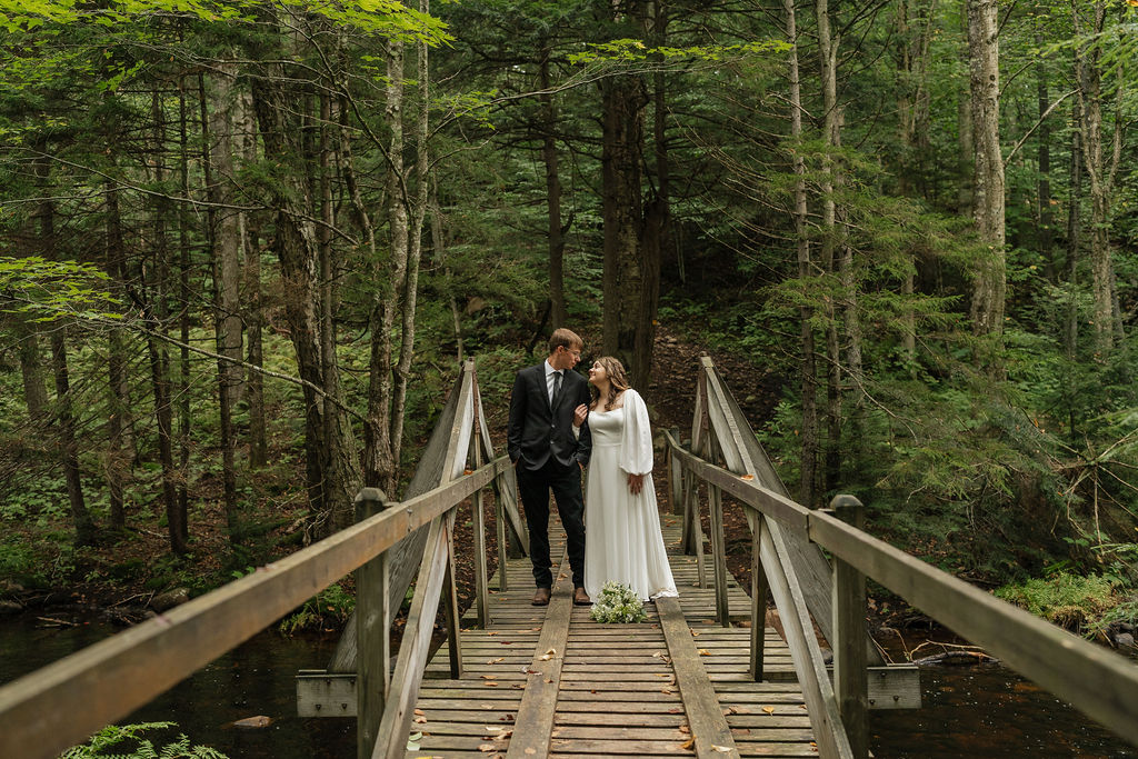 Intimate and Intentional Elopement at Old Forge, New York