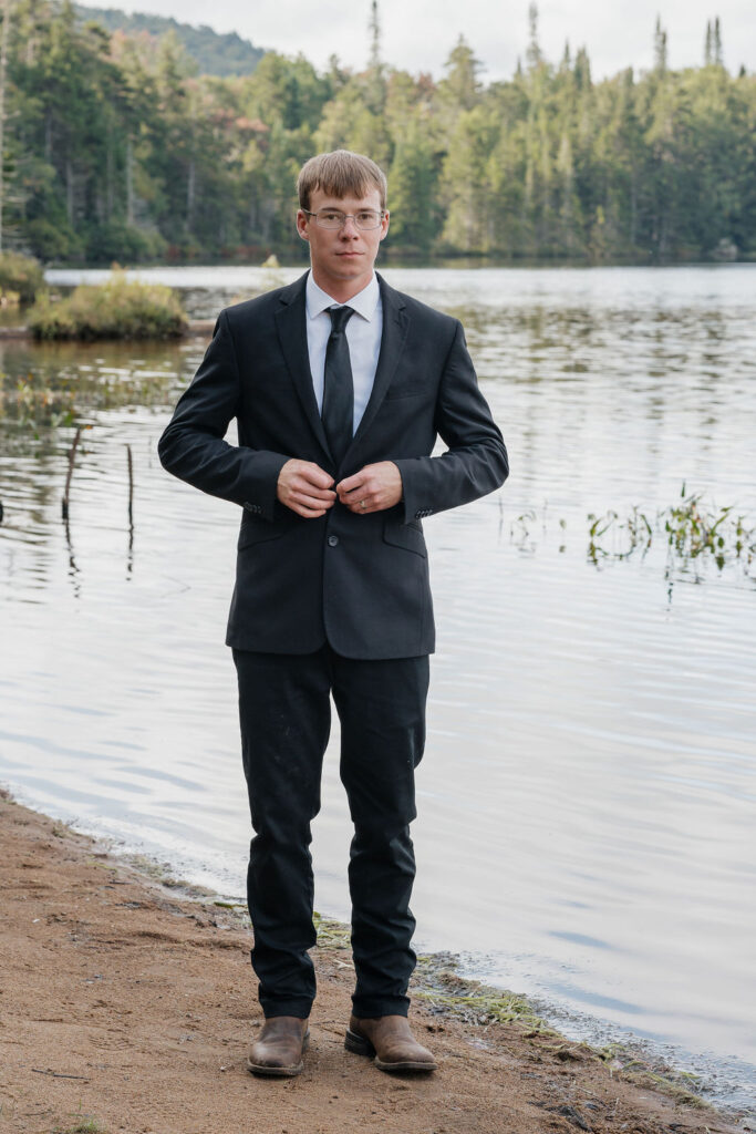 portrait of the groom