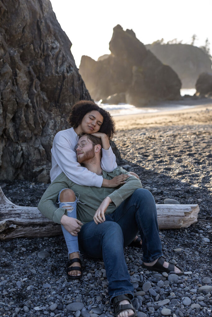 The Best Engagement Photo Location in Olympic National Park