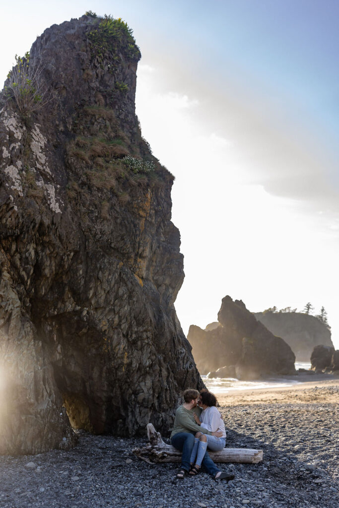 The Best Engagement Photo Location in Olympic National Park