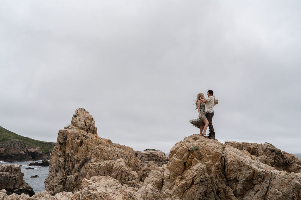 Fun and Adventurous Engagement Session in Big Sur, CA