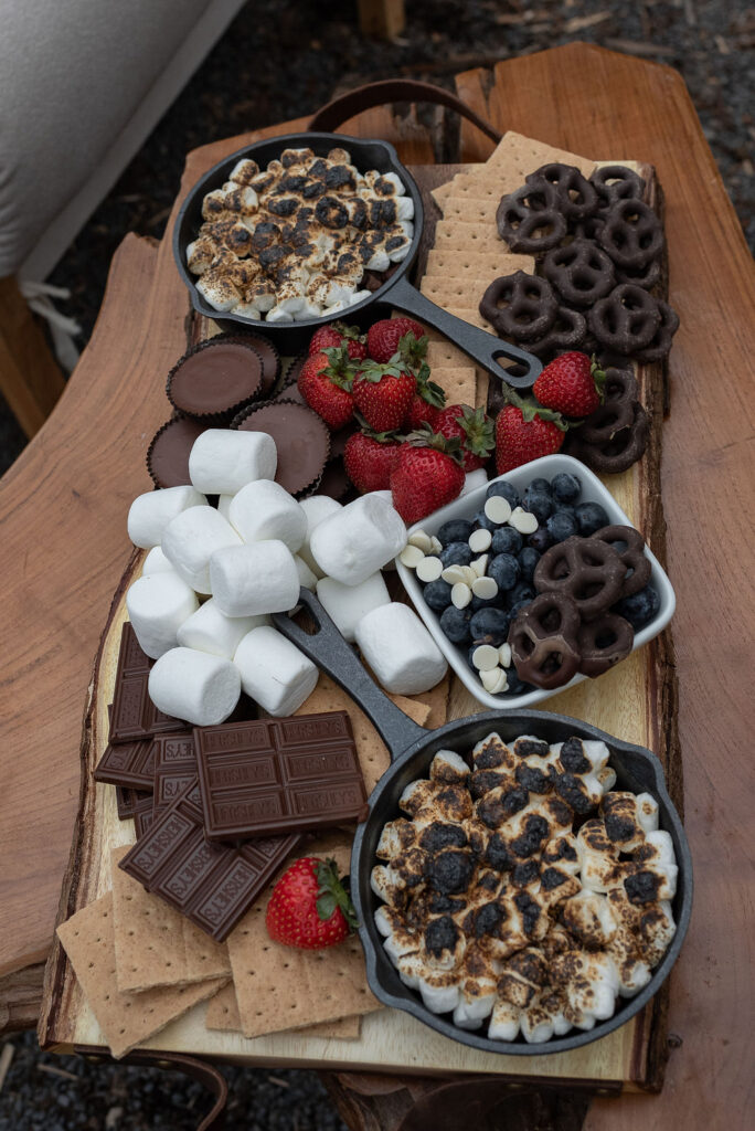 elopement reception snacks 