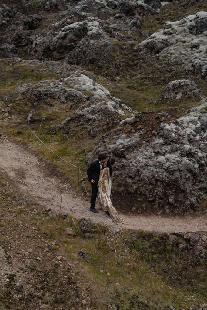 adventurous elopement in iceland 