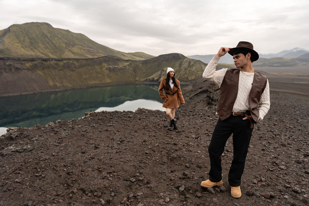 couple at their beautiful adventure elopement