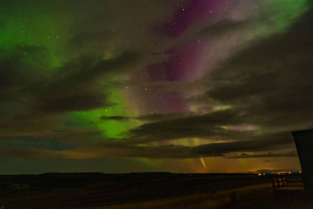 stunning northern lights