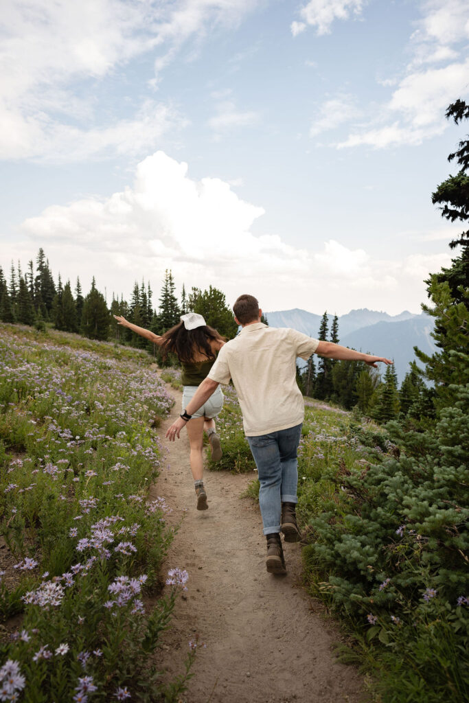 couple ad their adventure elopement 