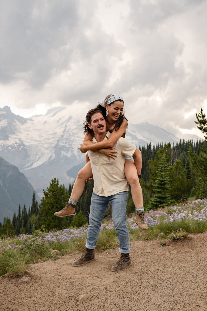 Adventure Elopement at Mount Rainer National Park