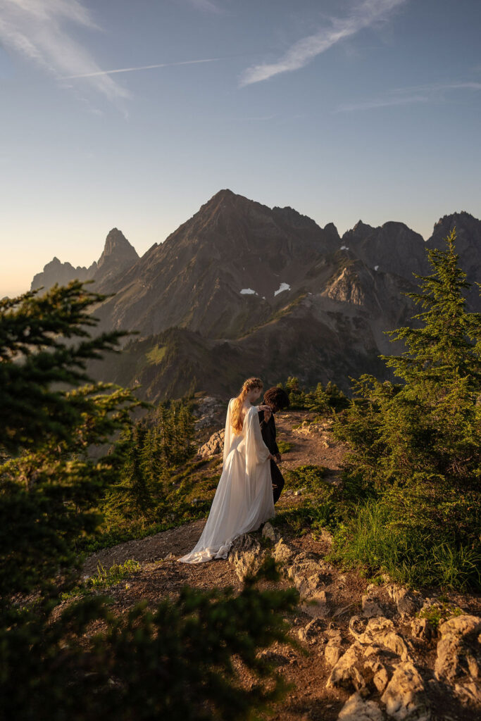 happy couple at their dream elopement 