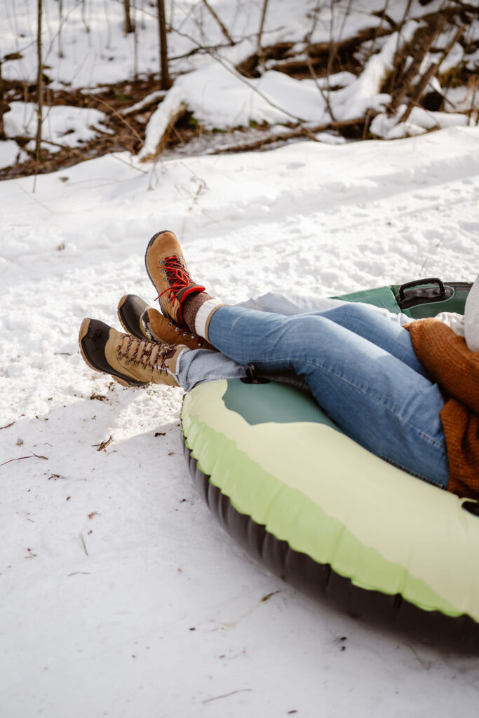 whimsical winter couple photoshoot