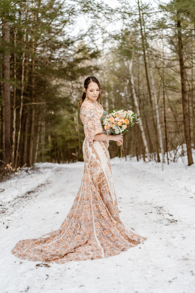 stunning picture of the bride