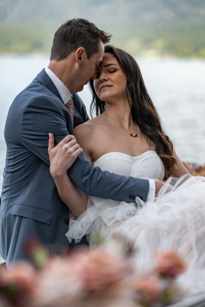 Intimate & Romantic Vow Renewal at Lake Quinault, WA