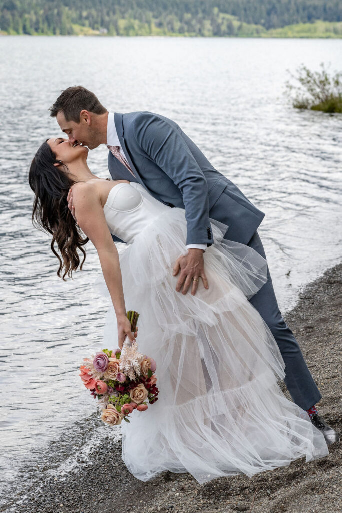 Intimate & Romantic Vow Renewal at Lake Quinault, WA