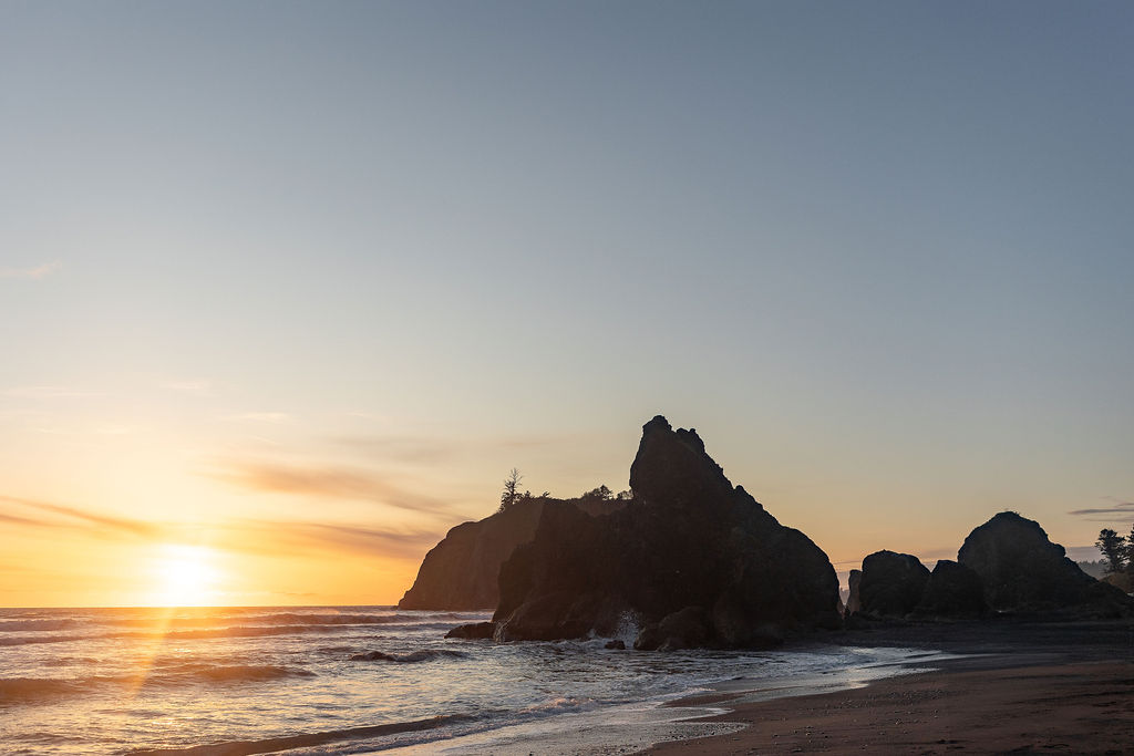 stunning picture of ruby beach 