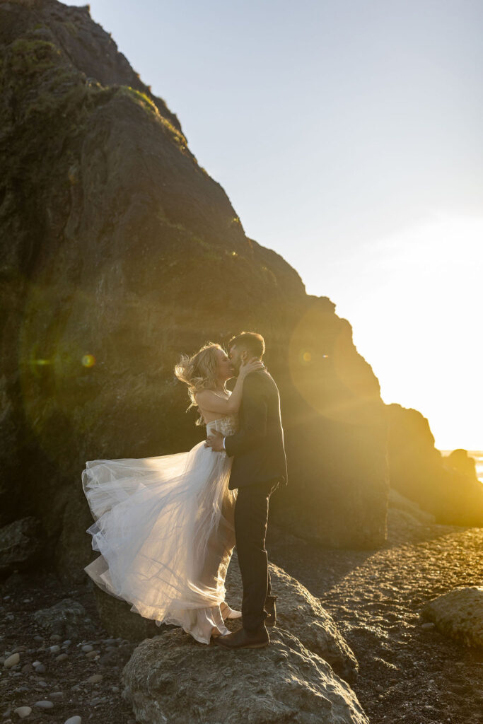 cute couple hugging during their photoshoot