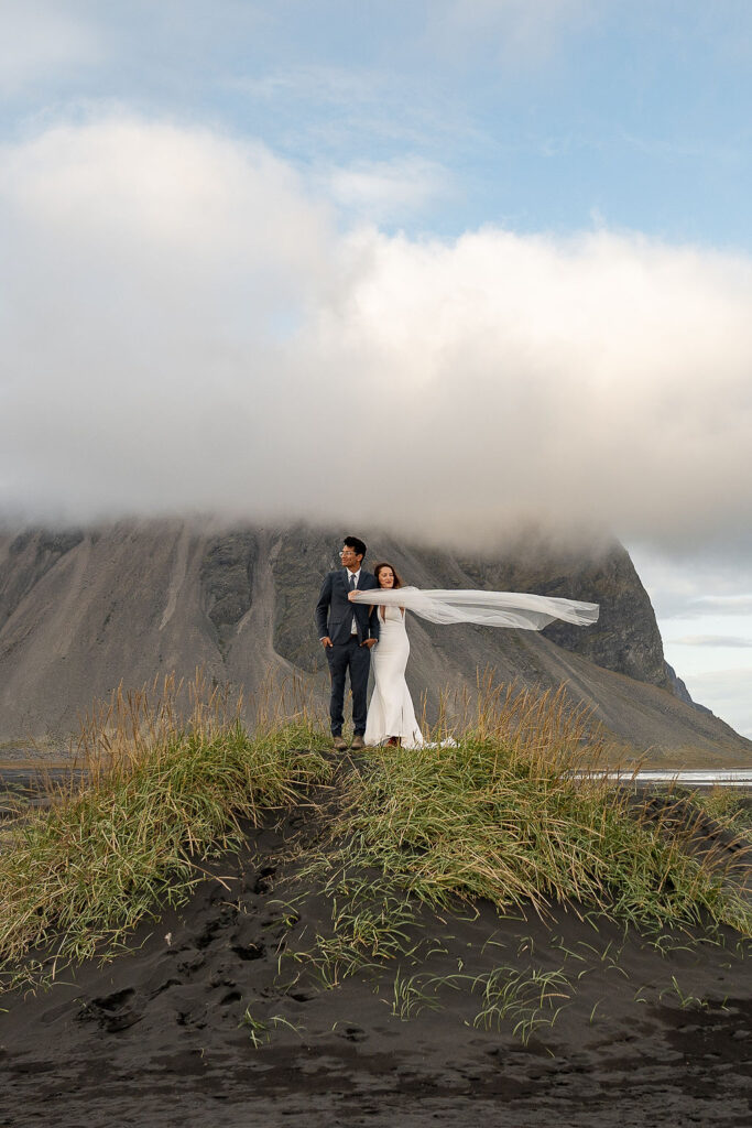 bride and groom hugging during their bridal portraits