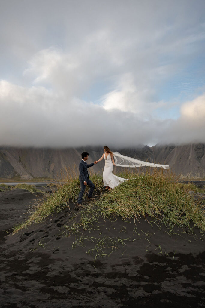 cute couple at their dream elopement