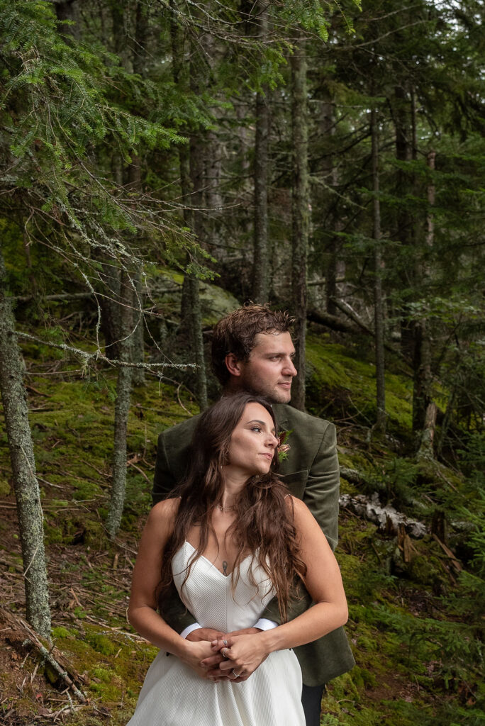 golden hour bridal session in lake placid