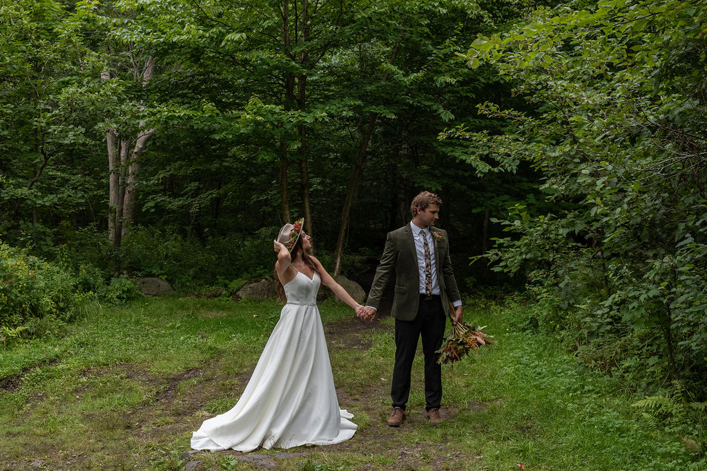cute couple holding hands during their photoshoot