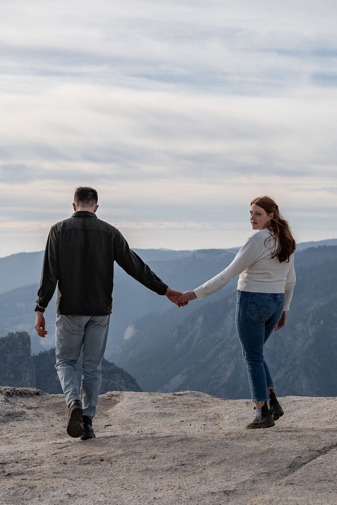 cute couple at their dream elopement session