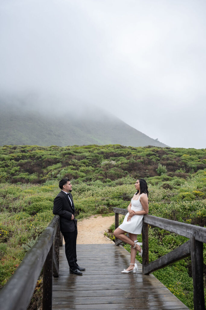 golden hour photoshoot in big sur