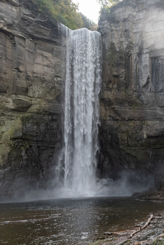 stunning waterfall in NY