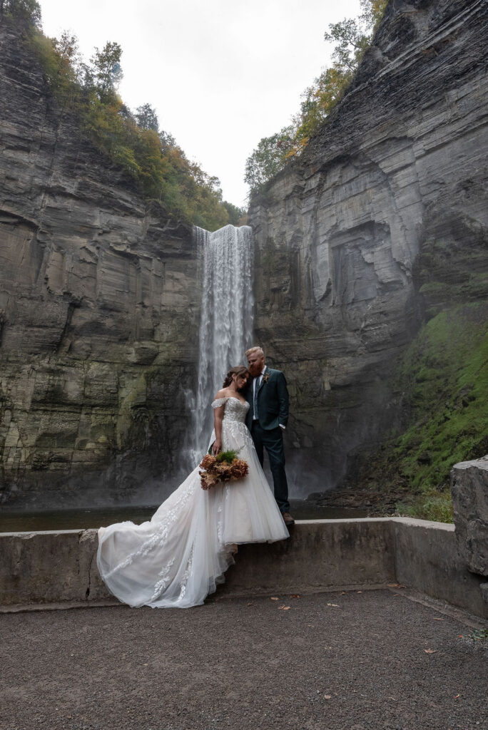 cute portrait of the newlyweds