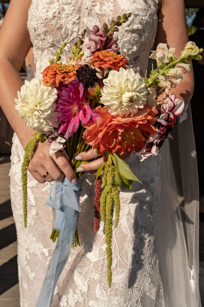 Stunning picture of the wedding bouquet