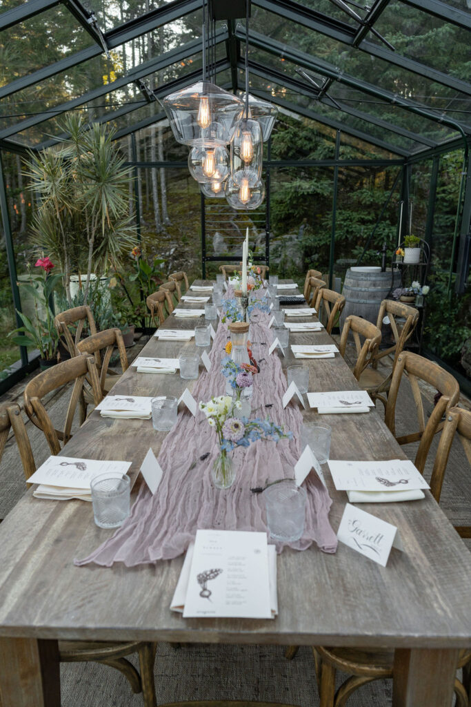 Stunning wedding reception decor