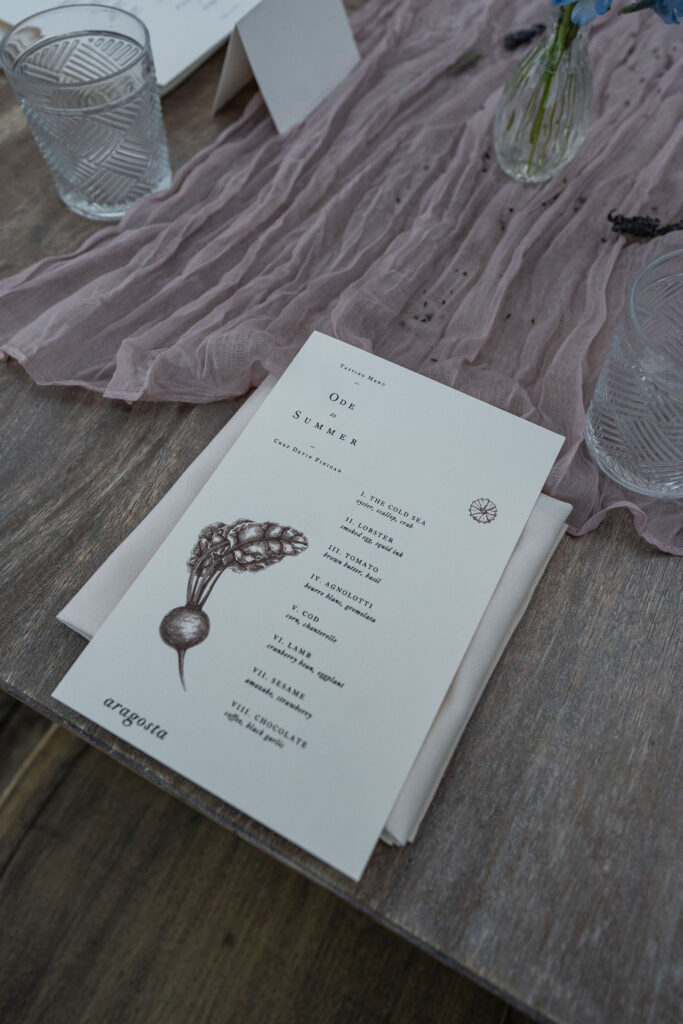 Beautiful reception details