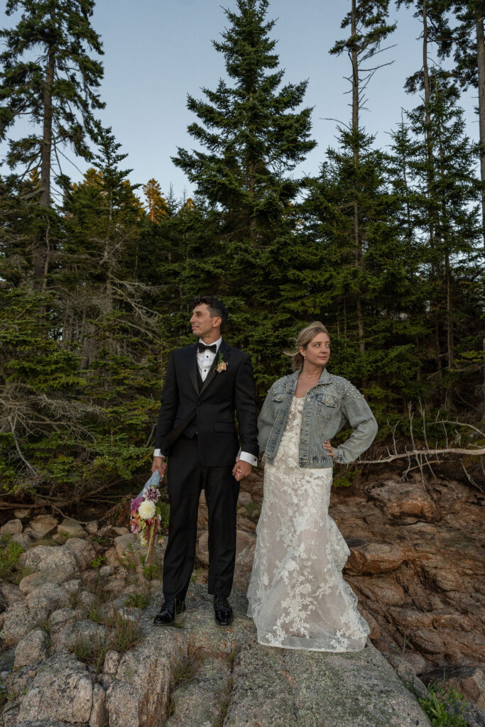 stunning picture of the newly married couple