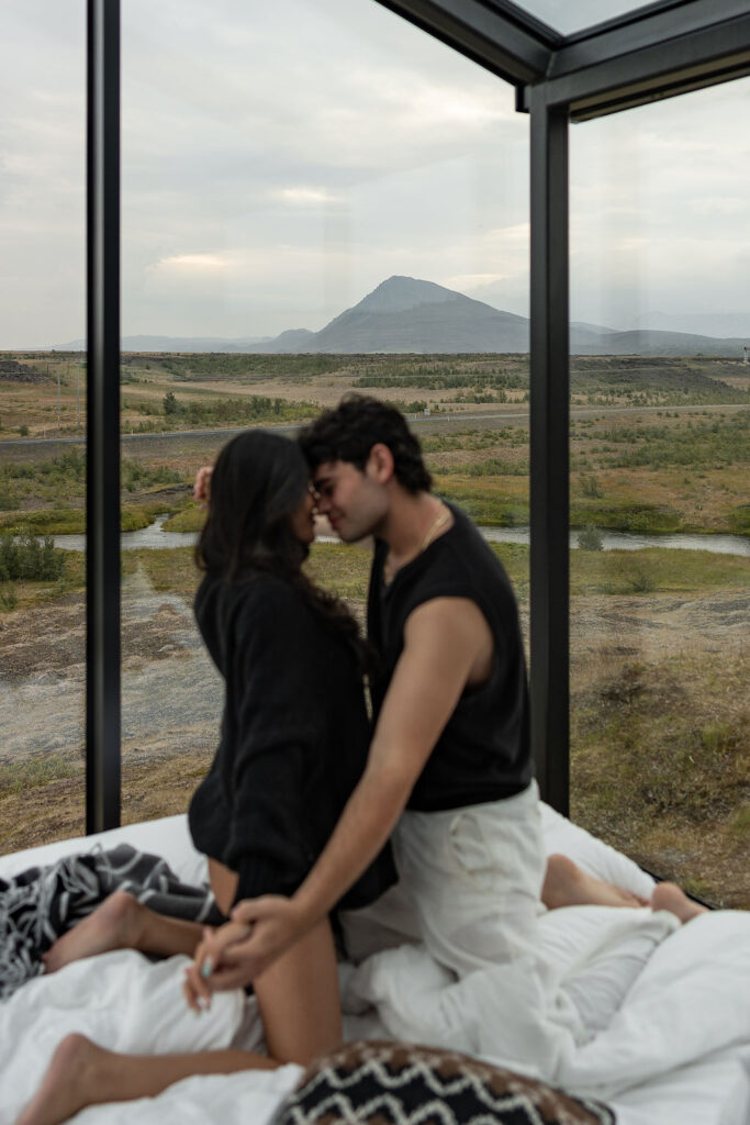 adventurous elopement in iceland