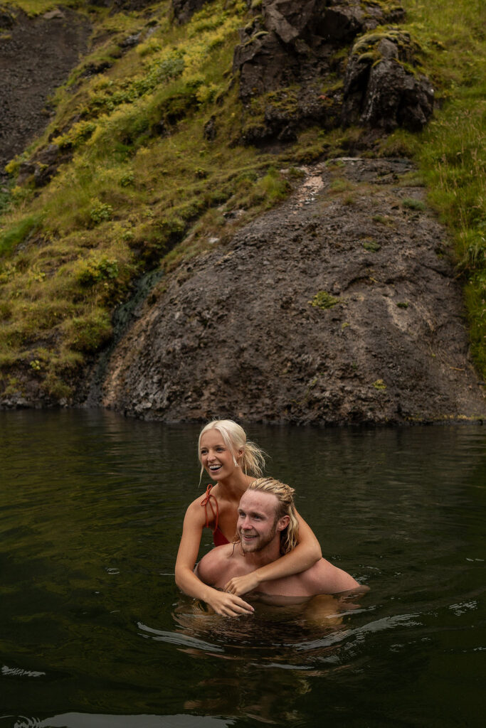 Fun, adventurous elopement in Iceland
