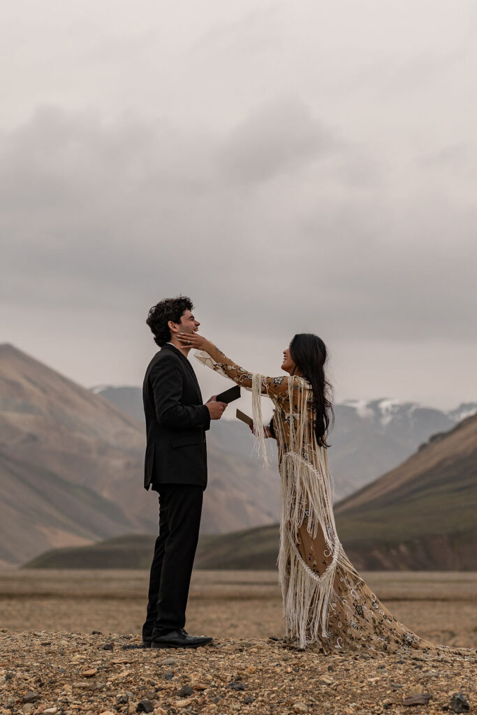 Couple at their dream ceremony
