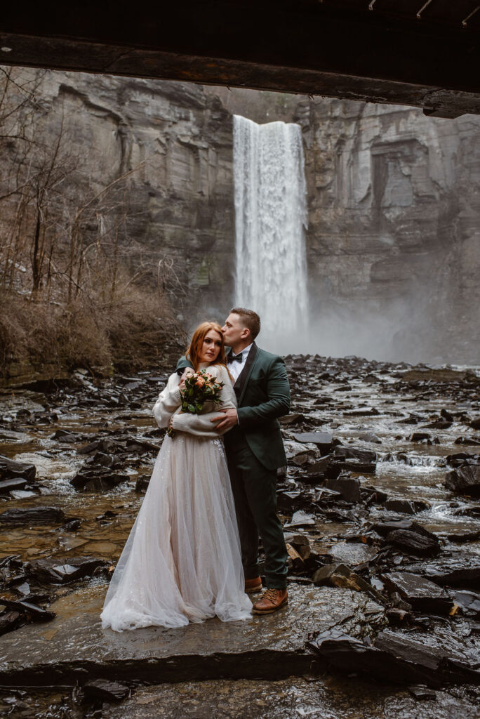 happy couple at their dream elopement