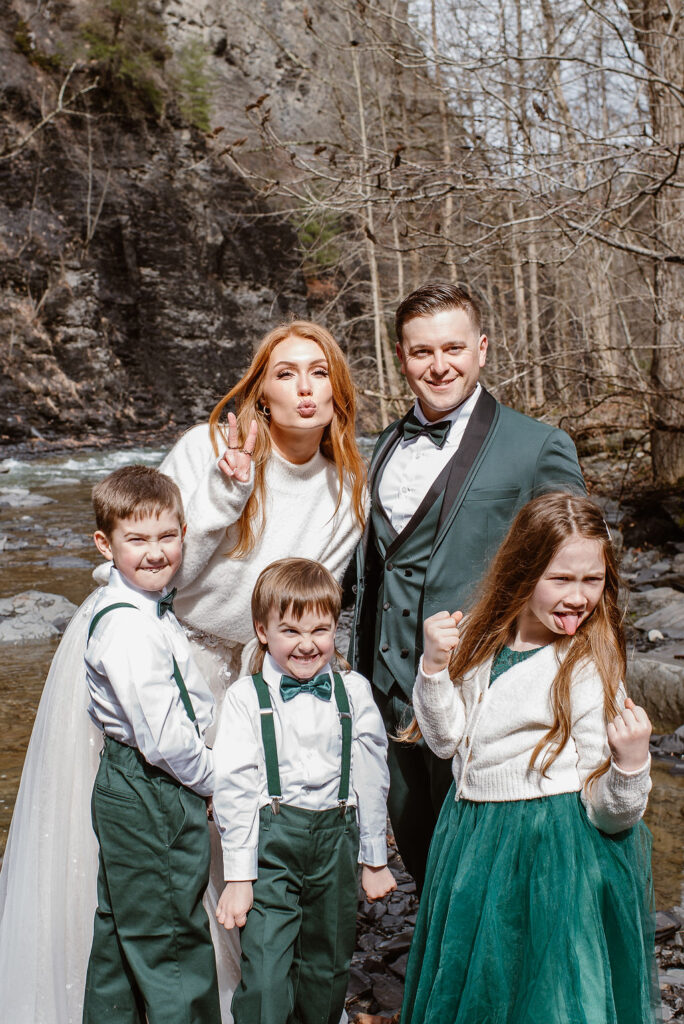 How to Elope With Kids | Real Inspiration From a Taughannock Falls Elopement