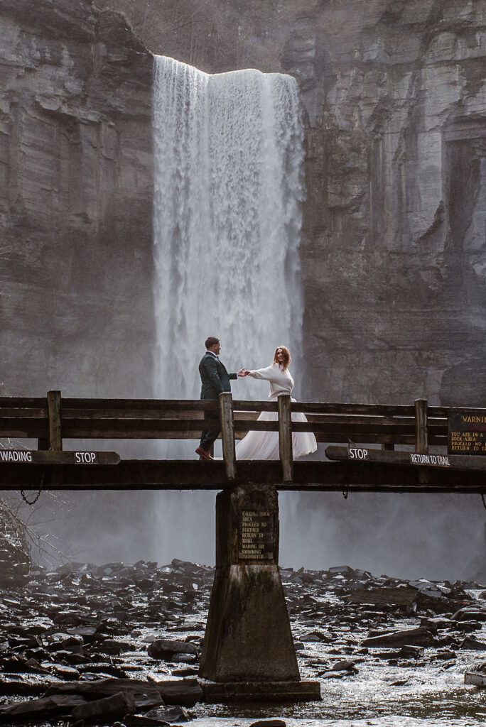 cute couple dancing during their photoshoot