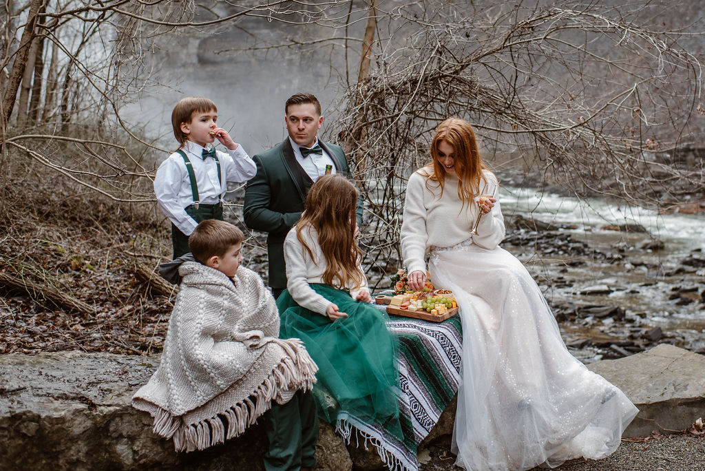 How to Elope With Kids | Real Inspiration From a Taughannock Falls Elopement