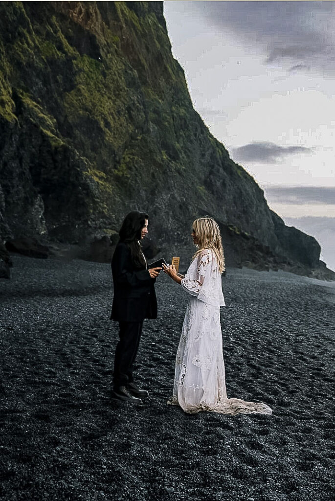 couple at their dream ceremony