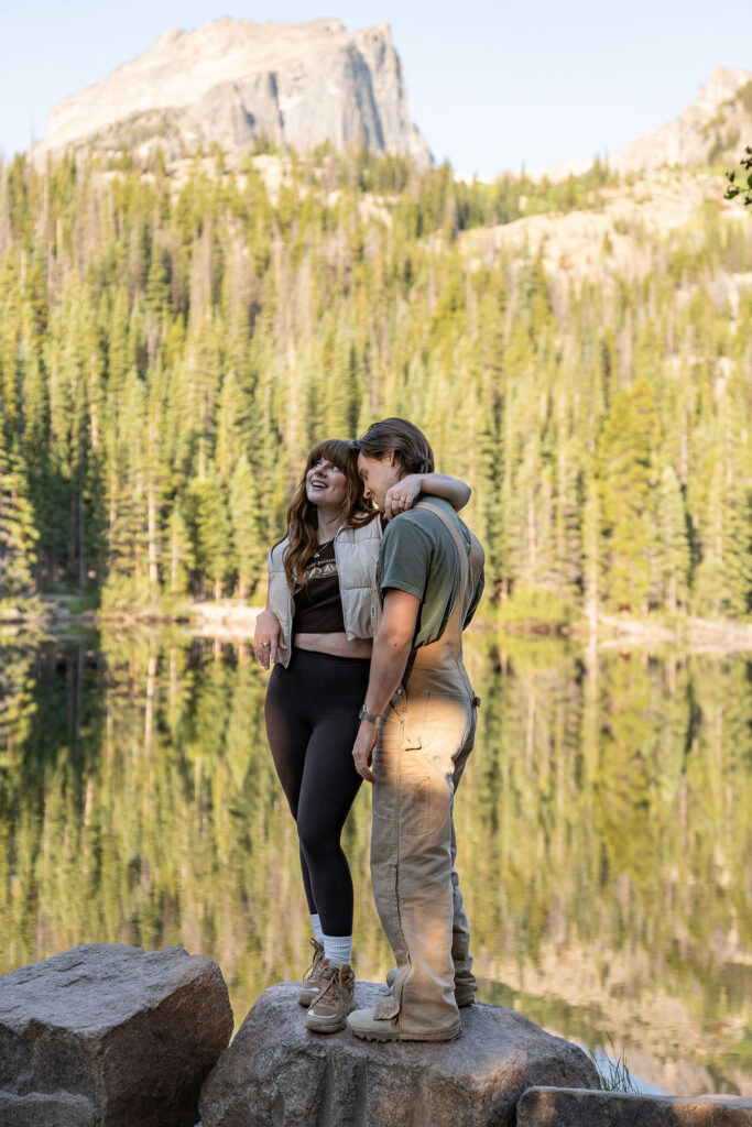 Happy couple at their dream photo shoot