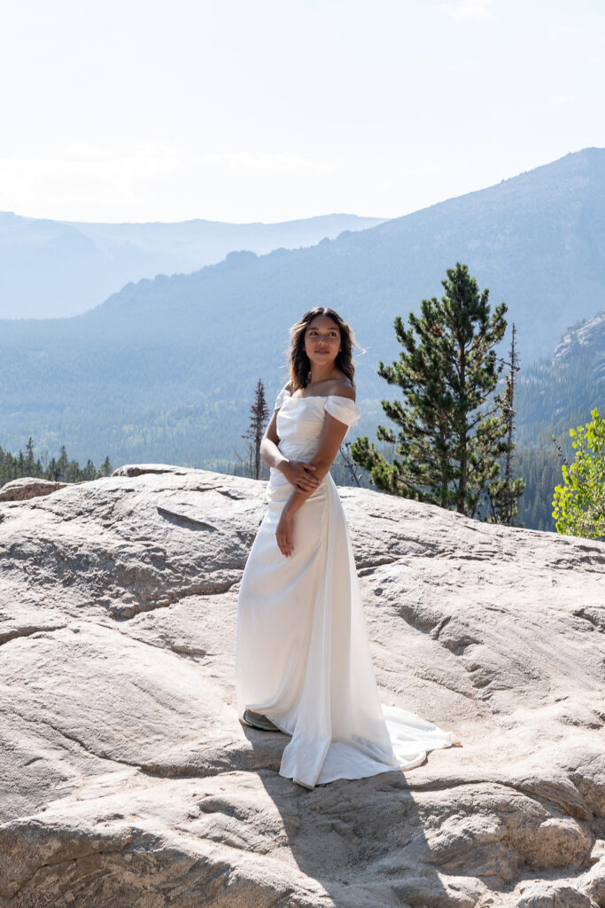 stunning portrait of the bride