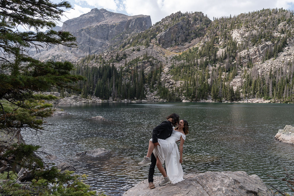 Adventurous bridal portraits